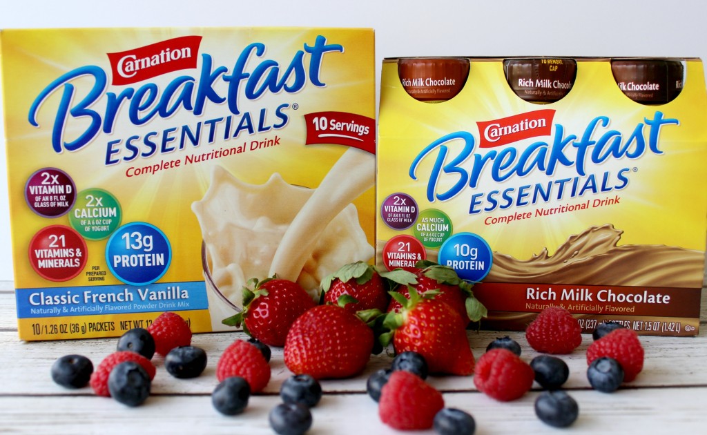All the ingredients you need for your triple berry breakfast smoothie