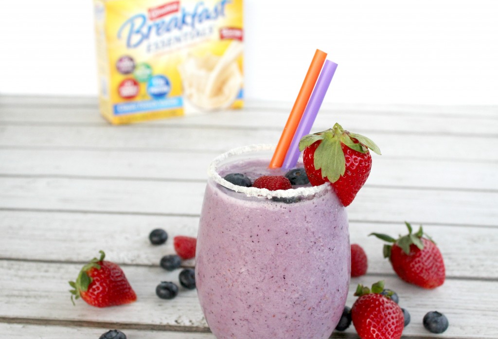 This triple berry breakfast smoothie will start your day off right