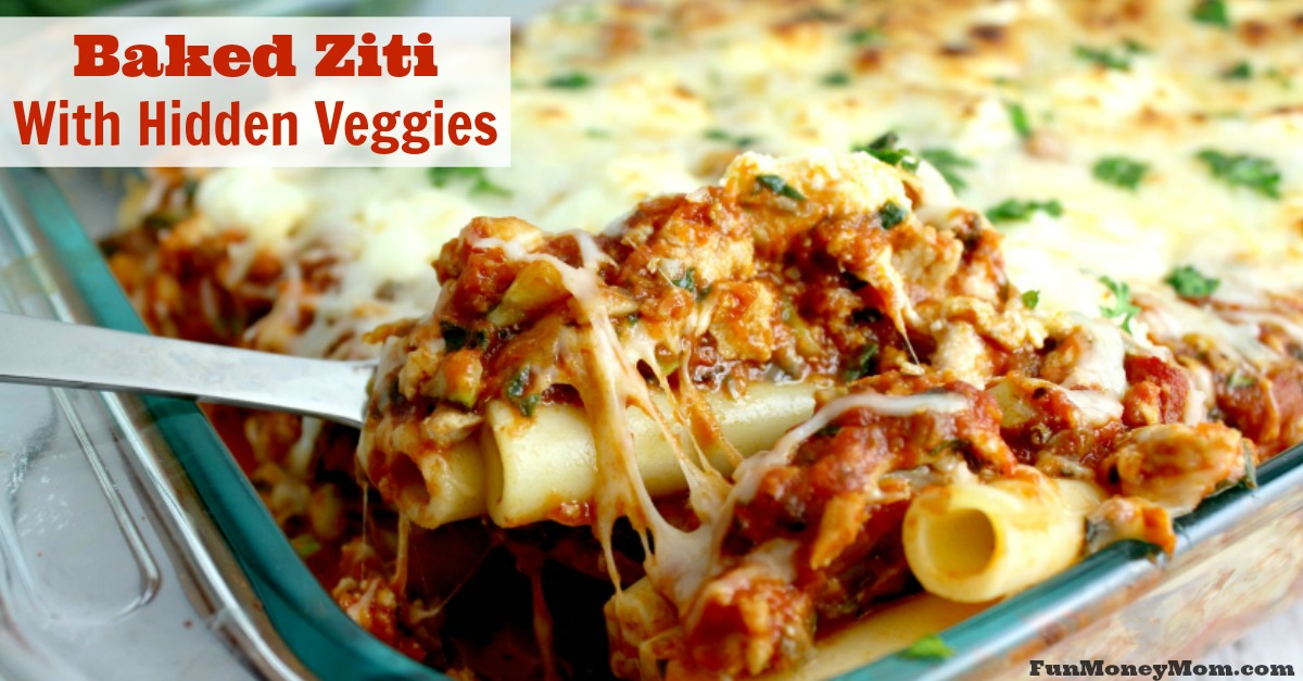 Veggie Baked Ziti With Zucchini & Spinach