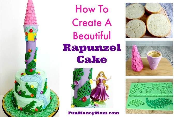 Rapunzel Cake For The Perfect Tangled Party