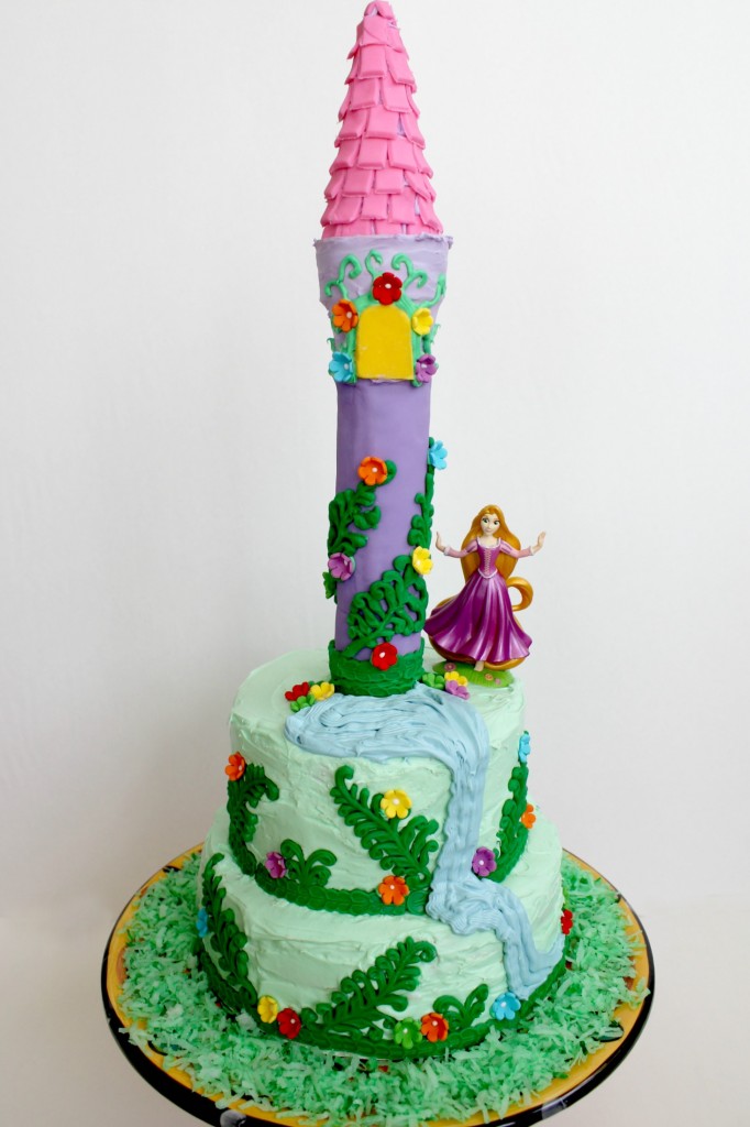 Your Rapunzel cake wouldn't be complete without the guest of honor, Rapunzel