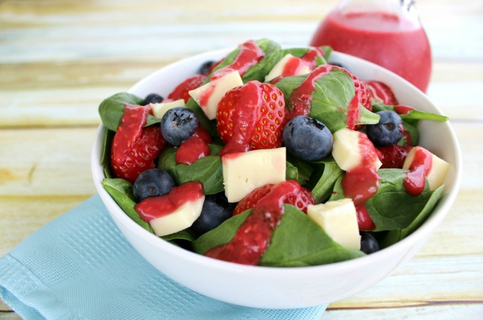 Summer Berry Salad W/ Fresh Raspberry Vinaigrette