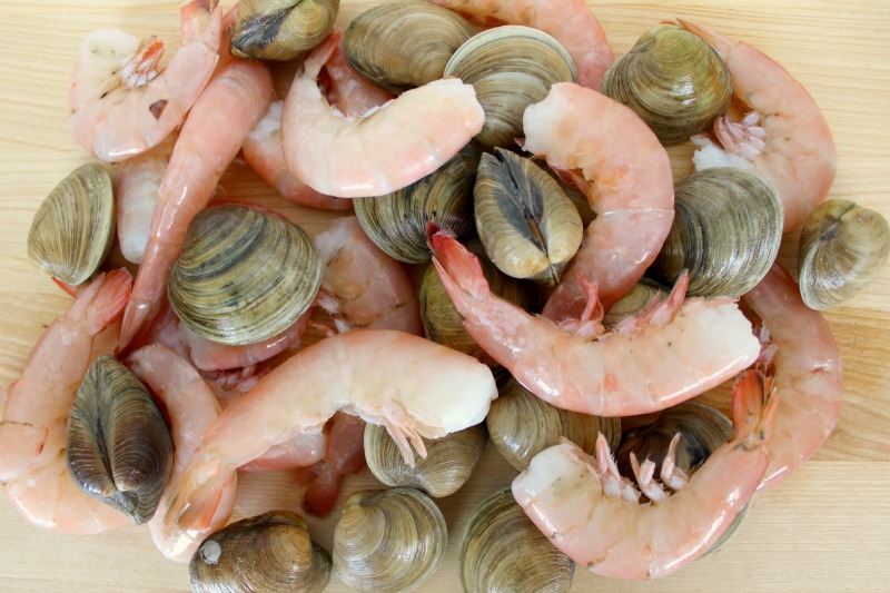 shrimp-clams-rice-fresh
