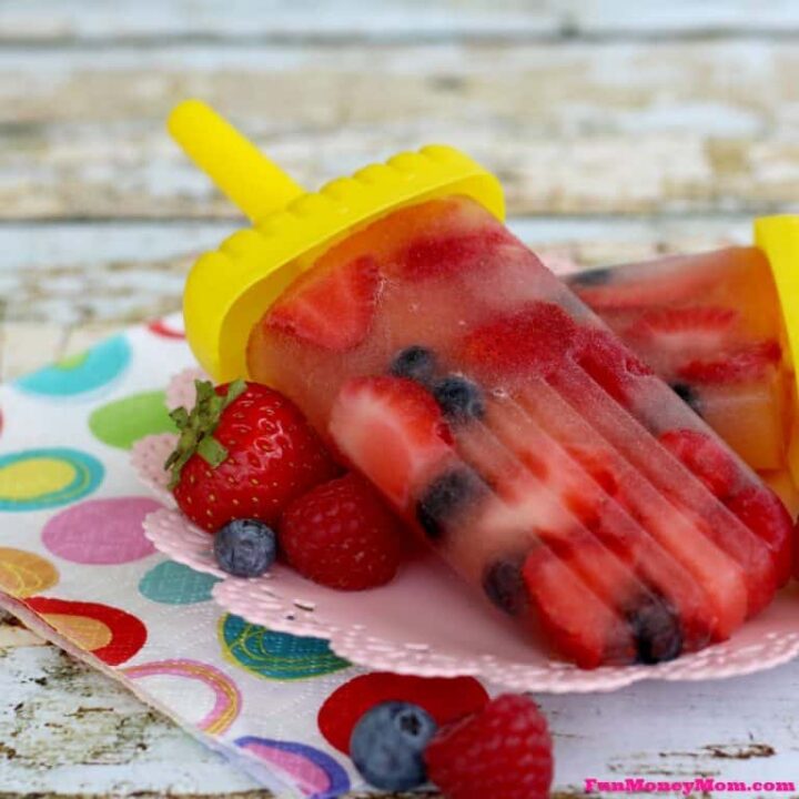 Summer Berry Popsicles