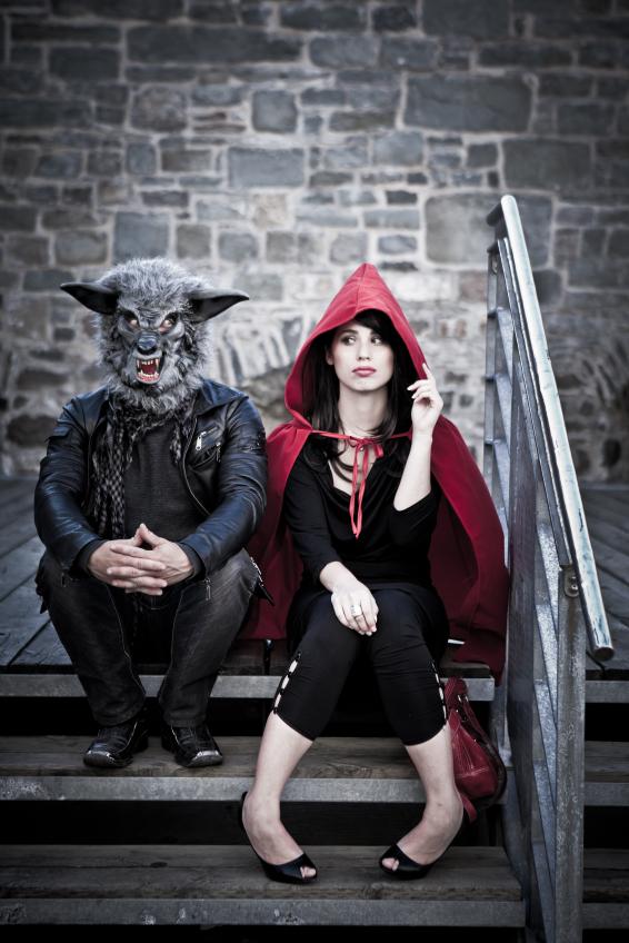 Red Riding Hood and The Big Bad Wolf make cool couple costumes