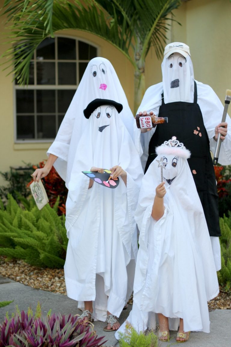 How To Make Ghost Costumes For A Fun Family Halloween