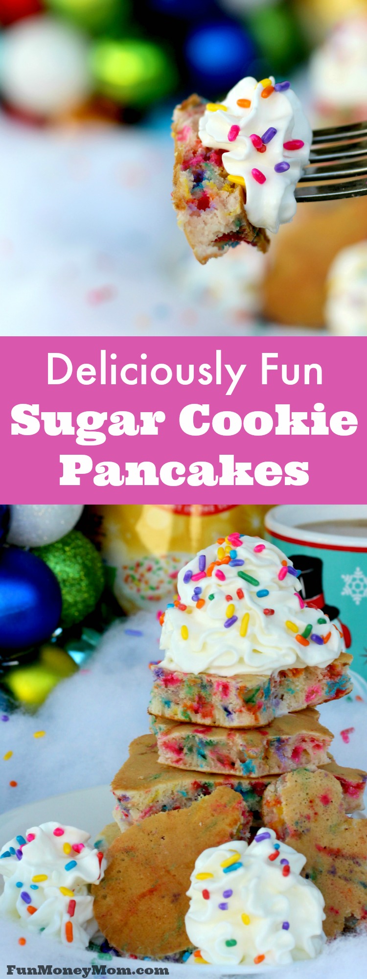 Sugar Cookie Pancakes - Fun Money Mom