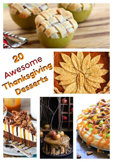 Thanksgiving desserts - These Thanksgiving dessert recipes will have your mouth watering! From holiday pies, Thanksgiving cakes and even Thanksgiving desserts for kids, there's a perfect holiday recipe for everyone. #thanksgiving #thanksgivingrecipes #thanksgivingdesserts #thanksgivingpie #holidaypie #thanksgivingdinner