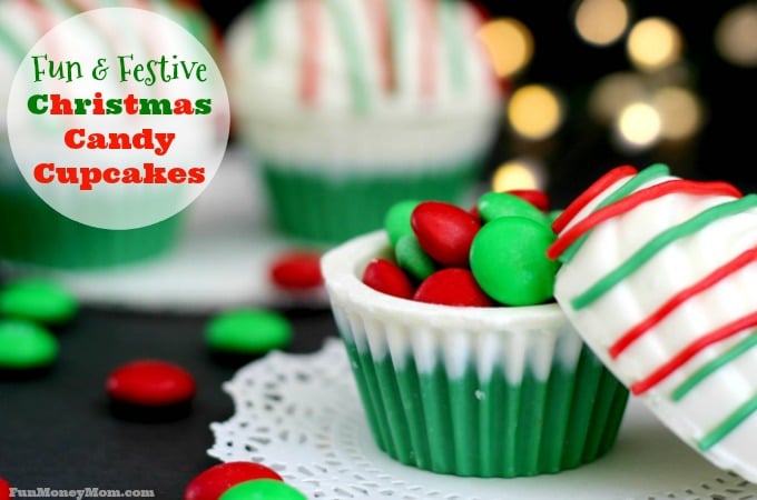 Fun & Festive Christmas Candy Cupcakes