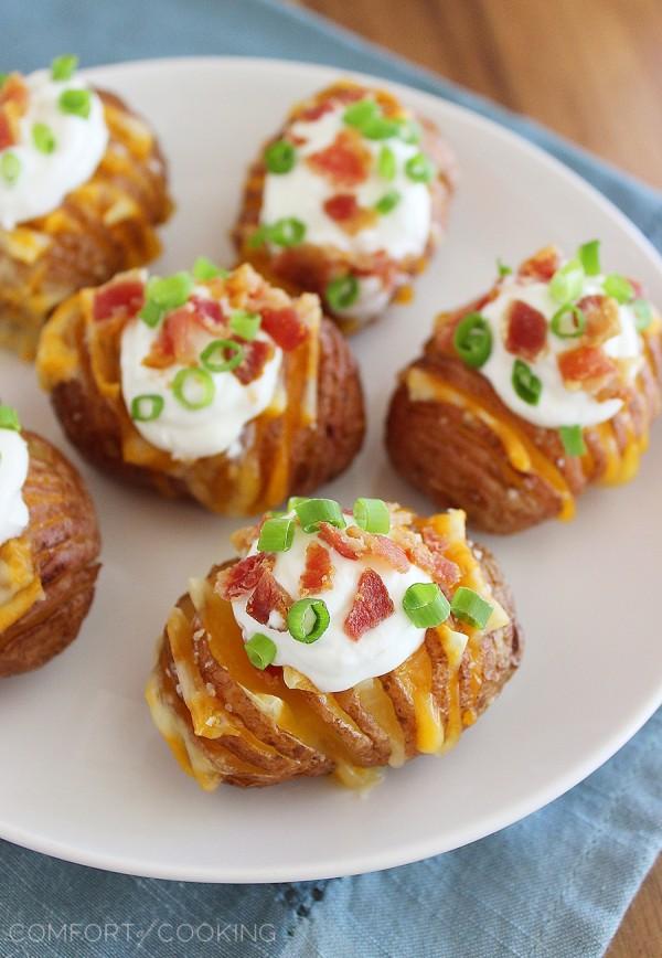 Loaded Potatoes make a great game day snack
