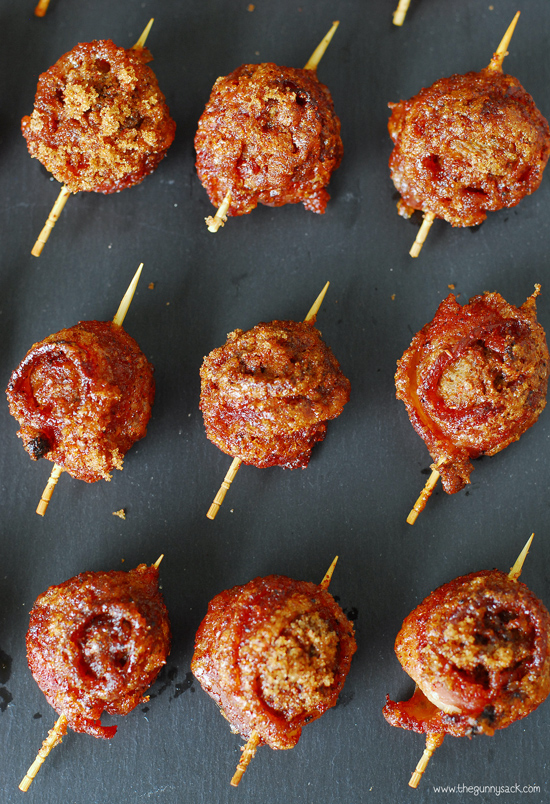 Bacon Meatballs make a delicious football party food