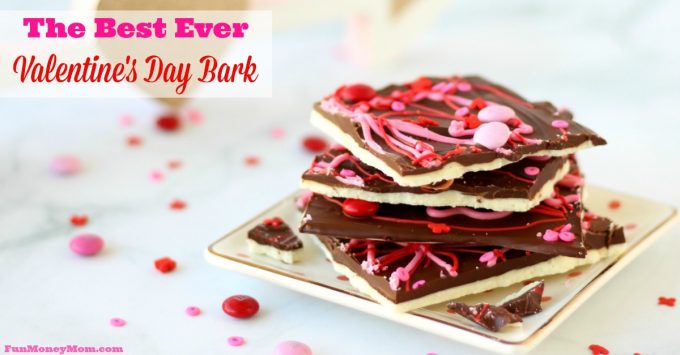 chocolate Valentine's Day bark