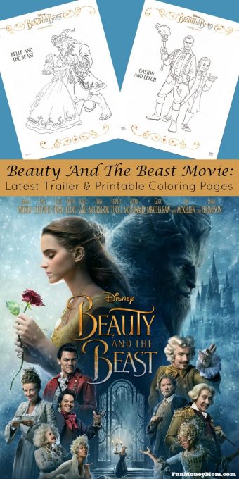 Check out the latest Beauty And The Beast clip where we finally get to hear Emma Watson sing. Then print out these fun coloring pages for the kids! #BeautyAndTheBeast