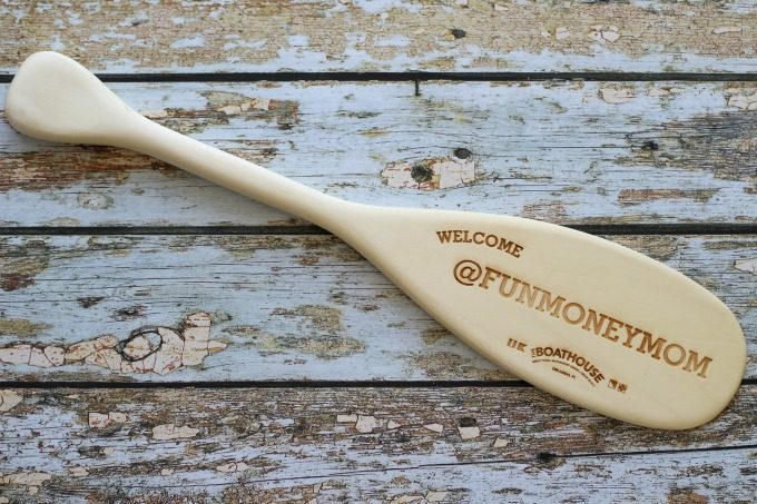 Bring home a personalized oar from The Boathouse Restaurant