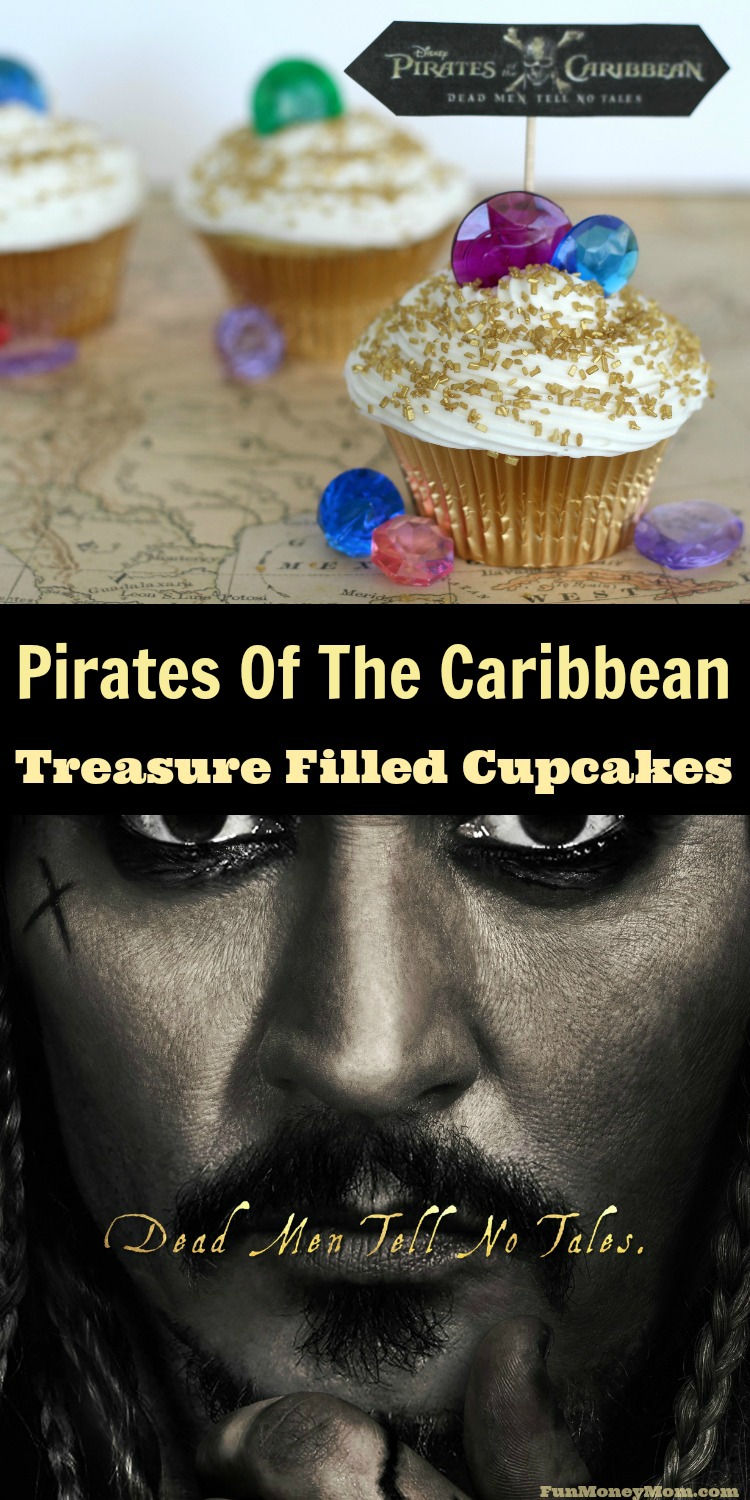 Check out this sneak peak of the new movie, plus some pirate inspired treasure filled cupcakes!