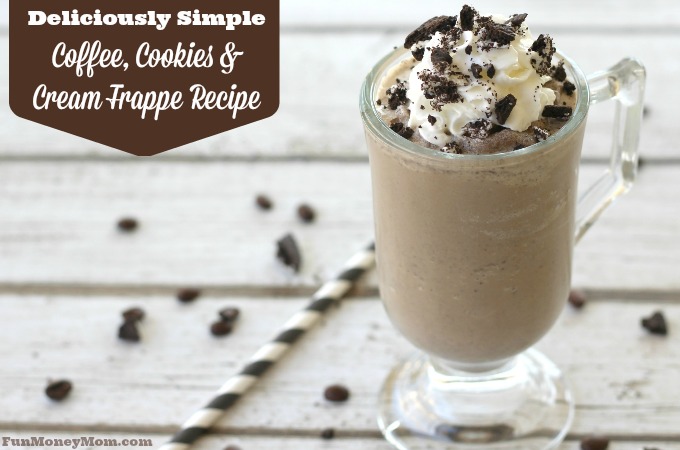 Deliciously Simple Coffee, Cookies & Cream Frappe Recipe