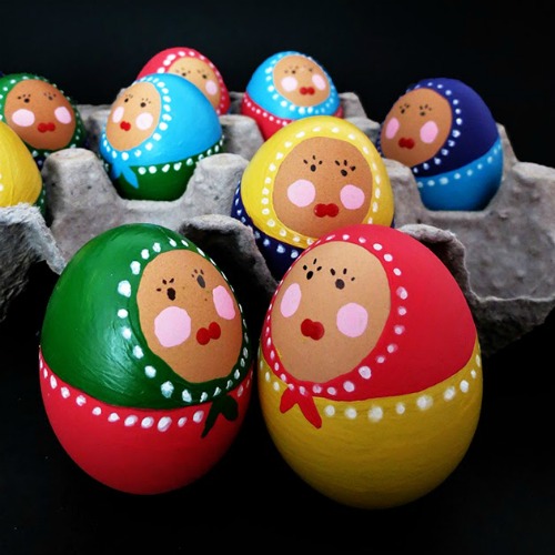 Babouchka Easter egg decorating ideas