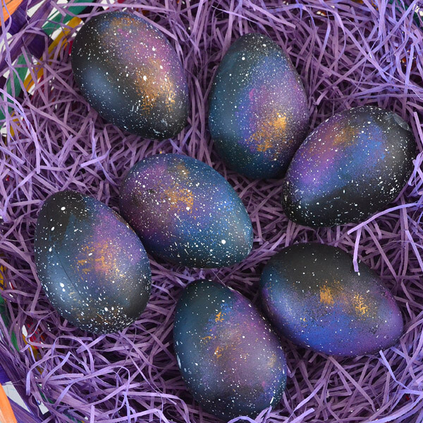 Galaxy style Easter egg ideas
