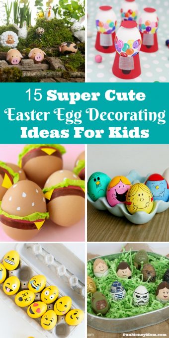 What do you love most about Easter? If you say it's the Easter eggs, you're going to love these adorable Easter egg decorating ideas!
