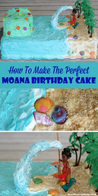 Does your child love Moana? If so, you're going to get the mommy of the year award when you make this Moana birthday cake for her next party!