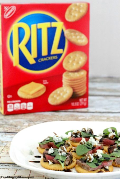 There are so many great appetizers to be made with RITZ Crackers.