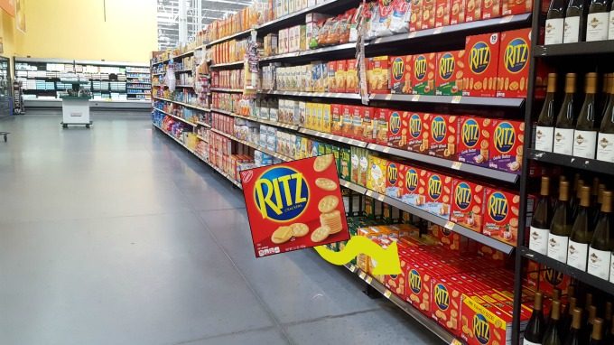 You can easily find RITZ crackers at Walmart
