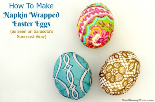 Napkin Wrapped Easter Eggs feature