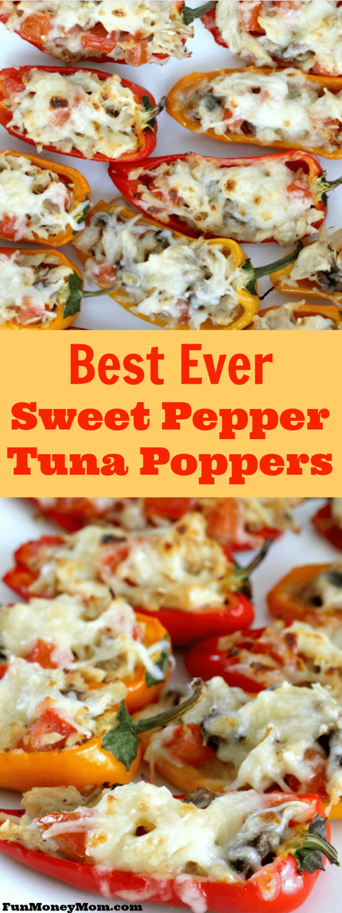 Easy & Delicious Sweet Pepper Tuna Poppers - Fun Money Mom