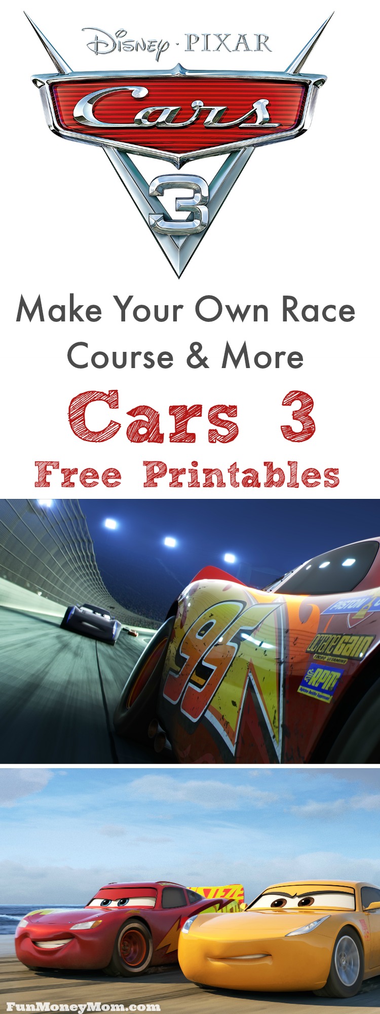 Do your kids love Lightening McQueen? The release of Cars 3 is almost here and I've got Cars 3 free printables to keep the kids entertained until then.