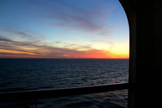 The view from on board the Disney Wonder cruise was pretty amazing