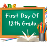 12th grade first day of school signs