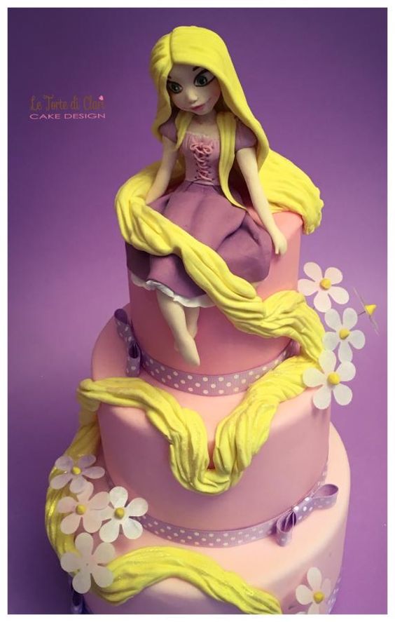 Disney princess cakes with Rapunzel