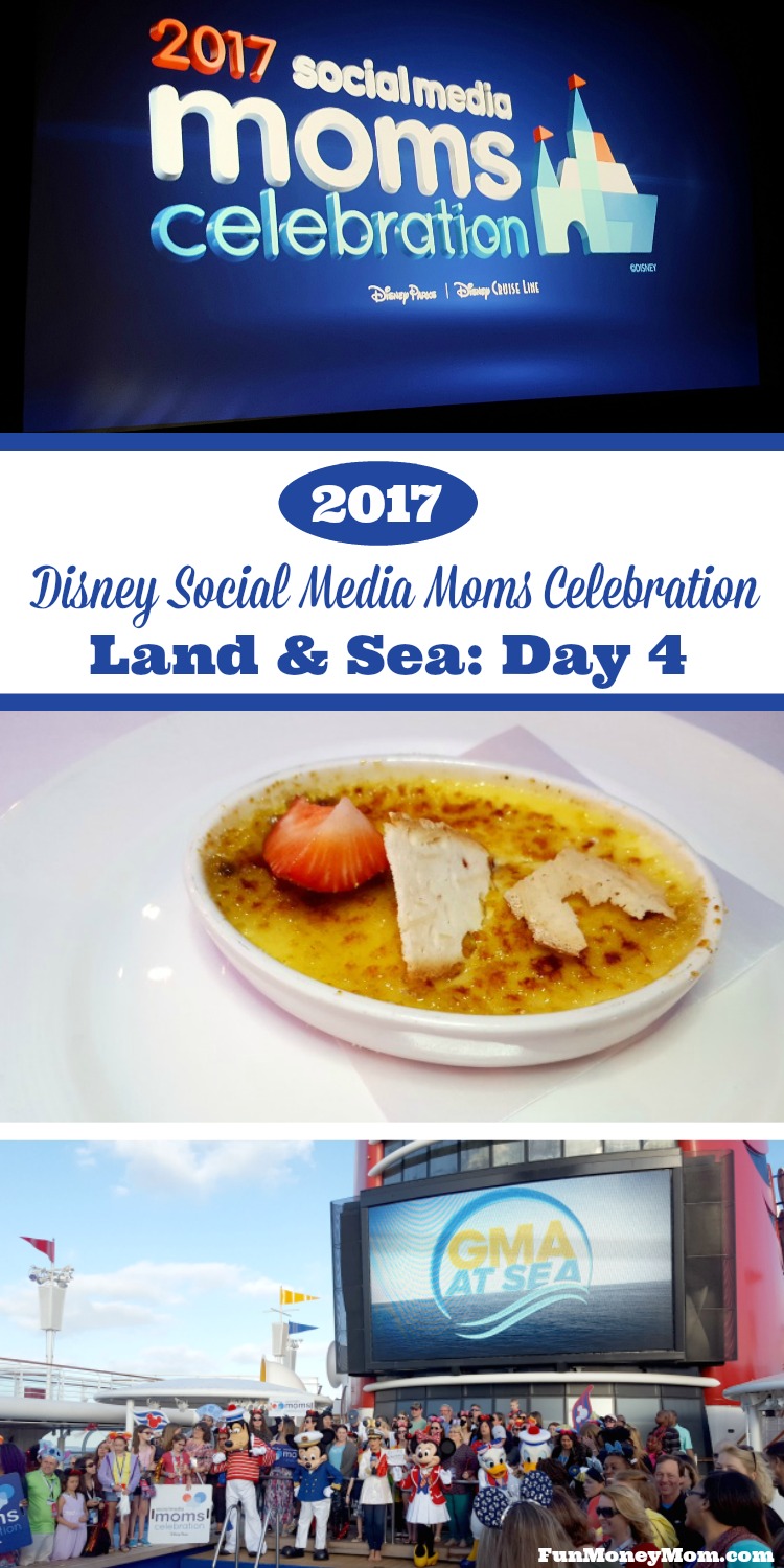 join me for Day 4 of the Disney Social Media Moms Celebration Land & Sea, where I was part of Good Morning America (sort of), listened to inspiring speakers, met a few princesses and somehow took a purple selfie or two.