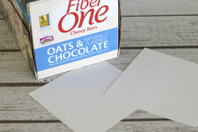 Get started on your Box Tops Collection Box with two white squares.