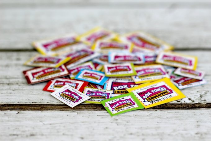 We need a box tops collection box to save these and make money for our school