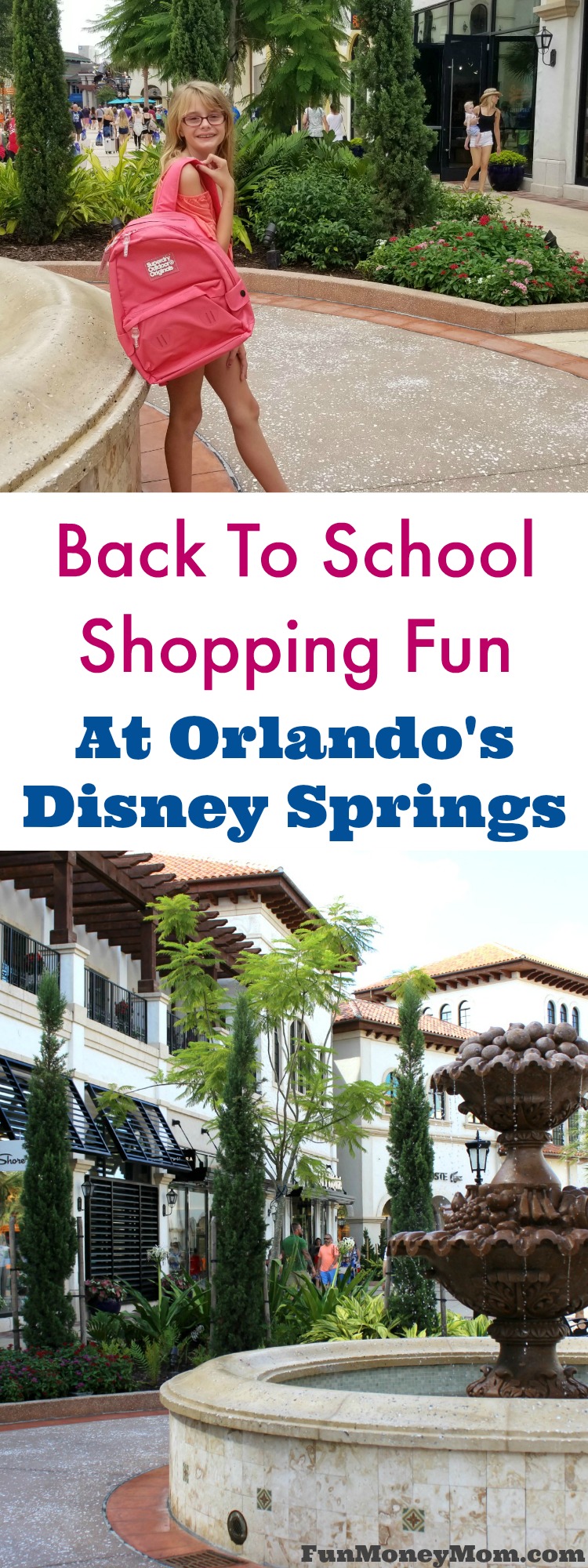 Back to school shopping is so much more fun when you do it at Disney Springs in Orlando #hosted