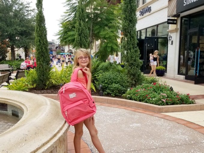 Ashling found the perfect backpack during her back to school shopping trip