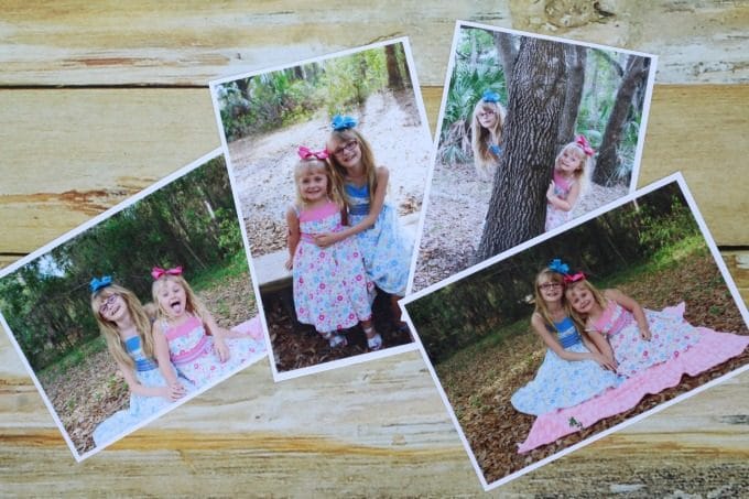 Find four pictures to use for your photo coasters
