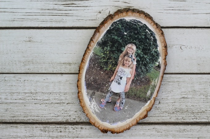 I absolutely love the way our wood photo transfer turned out!