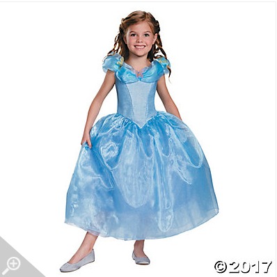 Easy Halloween costumes at Oriental Trading include Disney princess dresses.