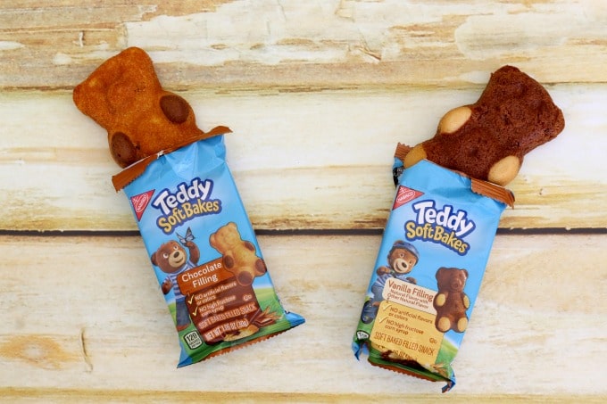 Teddy Soft Baked Filled Snacks are easy for on the go