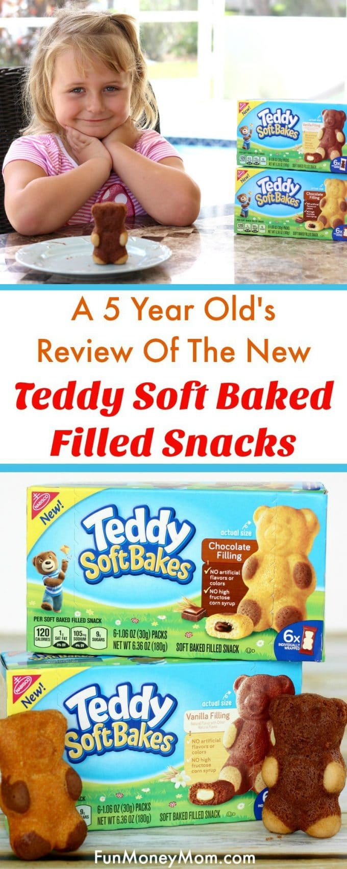 Looking for some new snack options for the kids? Find out what my daughter thought of the new TEDDY SOFT BAKED Filled Snacks in her very first full video review!