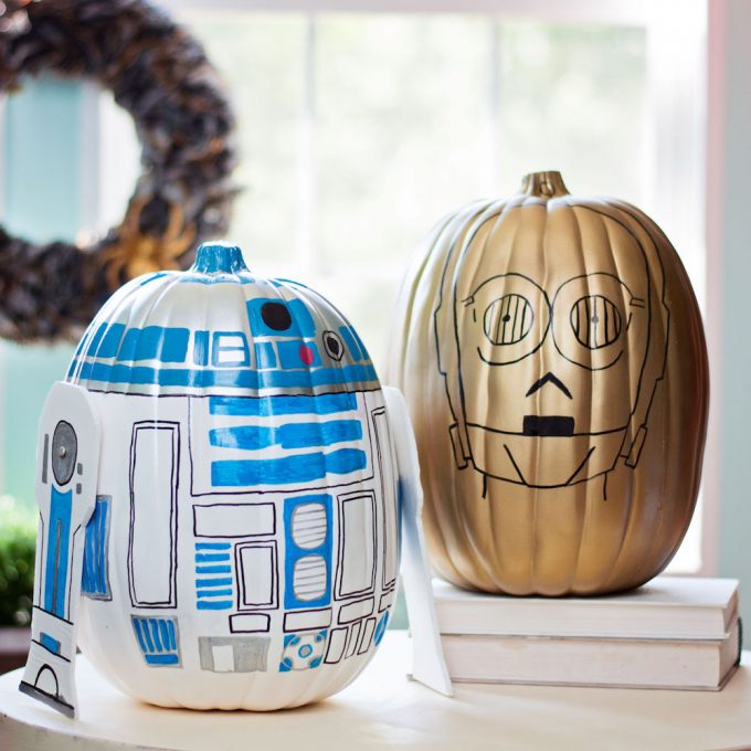 Star Wars No Carve Pumpkins