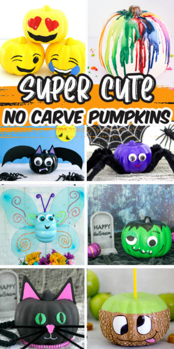 Pictures of no carve pumpkins