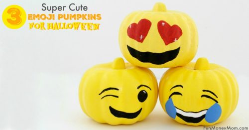 Emoji pumpkins