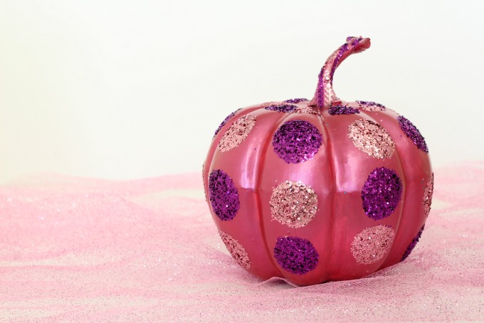 This Polka dot Halloween pumpkin is fun for both kids and adults