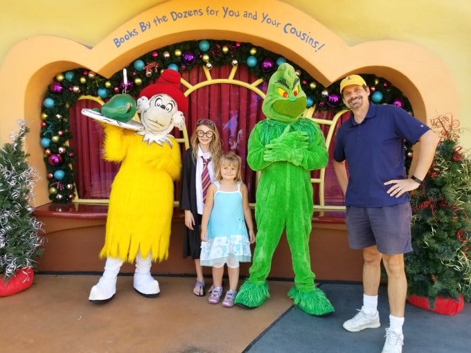 When you visit Universal Orlando Resort for Christmas, you may just run into the Grinch