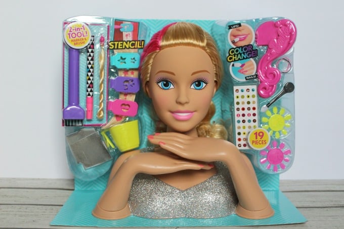 If you're looking for great gift ideas for girls, you can't go wrong with this Barbie styling head.