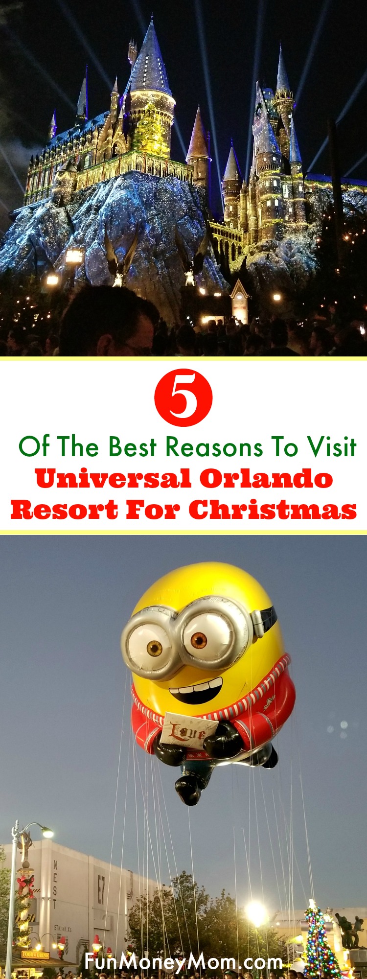 Looking for a fun holiday vacation? Here are five great reasons why you should book that family vacation and celebrate Christmas at Universal Orlando Resort.