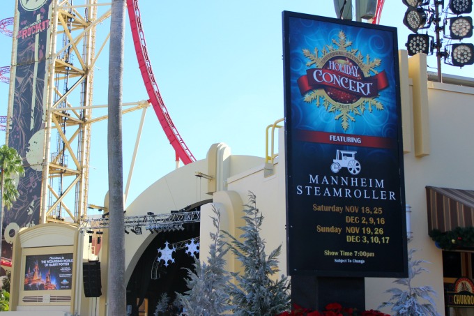 Sit back and enjoy a Christmas concert when you visit Universal Orlando Resort for Christmas